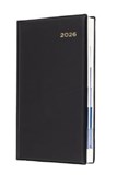 COLLINS BELMONT DIARY DAY TO PAGE OCTAVO MONTHLY TABS BLACK