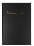 COLLINS FINANCIAL YEAR DIARY A4 1 DAY TO PAGE BLACK 1ST JULY  30TH JUNE