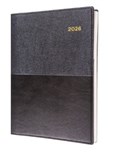 COLLINS VANESSA SERIES DIARY A5 WEEK TO AN OPENING BLACK