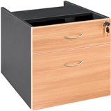 OM FIXED DRAWER W464 x D400 x H450mm Beech Charcoal
