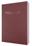 DEBDEN A4 144F APPOINTMENT DIARY 15MIN 2 PAGES TO A DAY BURGUNDY 2027