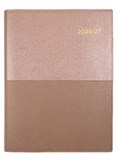 COLLINS VANESSA FINANCIAL YEAR DIARY A4 DAY TO A PAGE ROSE GOLD CHAMPAGNE 1ST JULY  30TH JUNE