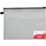 STAT MESH CASE ZIPPER 360X270 TRANSPARENT MESH BLACK ZIP