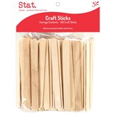 POPSTICKS WOODEN PLAIN BROWN PACK OF 150