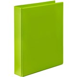 MARBIG CLEARVIEW INSERT BINDER A4 2D RING 38MM LIME