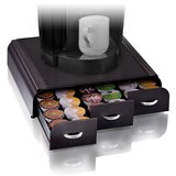 ESSELTE ANCHOR COFFEE 36 POD DRAWER BLACK