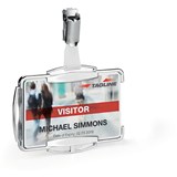 DURABLE CARD HOLDER RFID SECURE MONO SILVER PACK OF 10