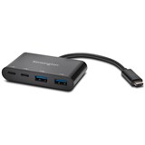 KENSINGTON USBC PORT 30 CH1000 4 PORT HUB BLACK