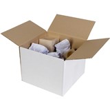 CUMBERLAND SHIPPING BOX Regular White 300x300x300mm 