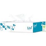LIVI ESSENTIALS FACIAL TISSUE HYPOALLERGENIC 2 PLY 100 SHEETS