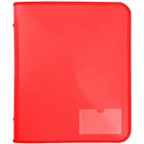 MARBIG ZIPPER BINDER A4 TECH CASE 25MM 2D RED
