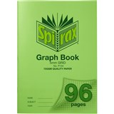 SPIRAX GRID BOOK P134 A4 96 PAGE 5MM RULED