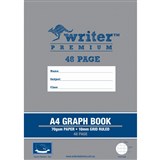 WRITER PREMIUM GRAPH BOOK A4 10MM 48 PAGE
