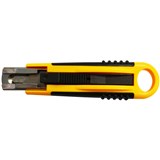 ITALPLAST CUTTING KNIFE SELF RETRACTABLE YELLOW AND BLACK I853PR