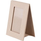 ZART PHOTO FRAM PAPIER MACHE BROWN PACK OF 5