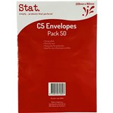 Stat Peel And Seal Envelope C5 Heavy Duty White Pack of 50