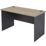 RAPIDLINE RAPID WORKER DESK 1200W X 600D X 730MMH OAK AND IRONSTONE