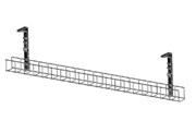 Rapidline Single Tier Cable Basket Only 1250mm Black