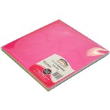 RAINBOW KINDER SQUARES FLURO 250MM 85GSM ASSORTED PACK OF 100