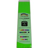 RAINBOW FLURO CREPE PAPER 500mmx25m Green