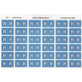 ALPHABETICAL COLOUR CODING LABEL SHEET H PK OF 180