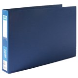 A3 2D 38MM BINDER BLUE OBLONG LANDSCAPE PVC BANTEX 1268201