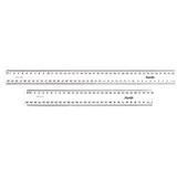BANTEX PLASTIC RULER CLEAR 40CM