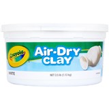 CRAYOLA AIR DRY CLAY WHITE 11KG