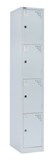 GO STEEL 4 DOOR 305WX455DX1830 LOCKER SILVER GREY