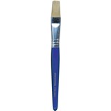 EDVANTAGE STUBBY PAINT BRUSHES STUBBY FLAT BRUSH HOGS HAIR BRISTLE PK12