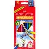 FABERCASTELL PENCILS GRIP JUNIOR WITH SHARPENER 10s
