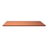 Rapidline Melamine Rectangle Table Top Only 25mm Thick 1200Wx600D Cherry