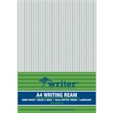 WRITER A4 EXAM PAPER 18MM DOTTED THIRDS LANDSCAPE REAM