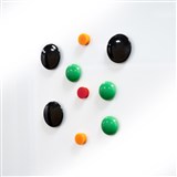 VISTA MAGNETIC BUTTONS 20mm Yellow PK10 VWMAG20Y