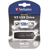 VERBATIM STORE N GO VERSION 3 V3 FLASH  USB DRIVE 128GB GREY