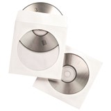 FELLOWES CD DVD ENVELOPES WITH CLEAR WINDOW 90691 PK100