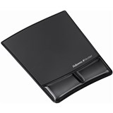 FELLOWES WRIST SUPPORT  MOUSE PAD GEL CLEAR BLACK 9182301  55888