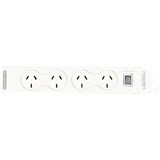 POWERPLUS POWERBOARD 4 OUTLET Master Switch  Overload