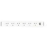 POWERPLUS POWERBOARD 6 OUTLET Master Switch  Overload