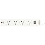 POWERPLUS POWERBOARD 4 OUTLET MASTER SWITCH SURGE  OVERLOAD