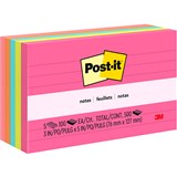 POSTIT 6355AN LINED NOTE RULED POPTIMISTIC 73X123MM PACK OF 5