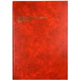 3880 ACCOUNT BOOK A4 DAY RED 10849