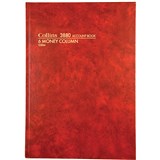 3880 ACCOUNT BOOK A4 6 MONEY COLUMN RED 10884