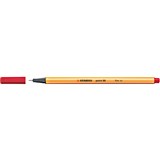 STABILO POINT 88 FINELINER PEN Red 04mm Tip