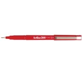 ARTLINE 200 FINELINE PEN RED 04MM TIP 