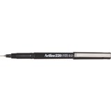 ARTLINE 220 FINELINER PEN BLACK 02MM TIP 