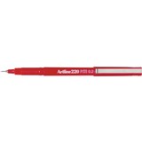 ARTLINE 220 FINELINER PEN RED 02MM TIP