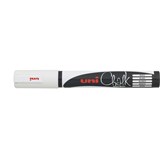UNI CHALK MARKER 25MM BULLET TIP WHITE 18MM LINE