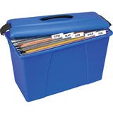 CRYSTALFILE CARRY CASE Blue
