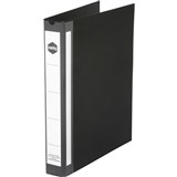 A4 3D 25MM BLACK BINDER DELUXE MARBIG EXTRA STRENGTH 5073002 PVC